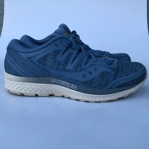 Saucony Guide ISO 2 Womens Running Shoes Blue 7.5